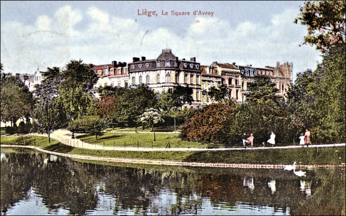 004 Liège Avroy parc et Terrasses 1913